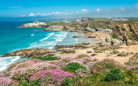 Tregirls: Blå, Kyst, Coastal Og Oceaniske Landskabsformer, Hav, Headland, Terræn, Cove, Kyst, Ocean, Promontory