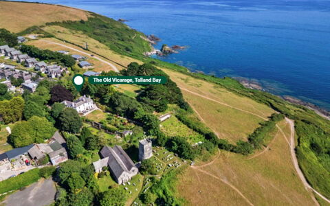 The Old Vicarage: Kyst, Naturlige Landskab, Landskab, Hav, Coastal Og Oceaniske Landskabsformer, Ocean, Luftfotografering, Fugleperspektiv, Kyst