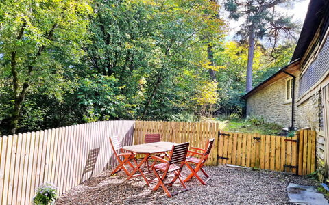 Drovers Retreat: Træ, Hegn, Have, Backyard, Home Fencing, Bejdse, Sommerhus, Gård, Hårdttræ, Udendørs Møbler