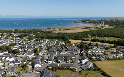 Ty Glan Y Mor: Kyst, Coastal Og Oceaniske Landskabsformer, Hav, Luftfotografering, Ocean, Fugleperspektiv, Bugt, Kyst, Strand