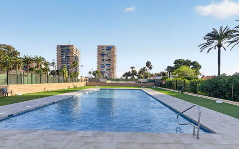 Goya - Mar de Cristal: Daytime, Træ, Urban Design, Lejlighed, Ejerlejlighed, Landscaping, Skygge, Svømmepøl, Udvej