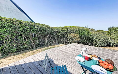 Beg en Aud: Blå, Grøn, Busk, Sollys, Hæk, Skygge, Have, Ocean, Landscaping, Hegn