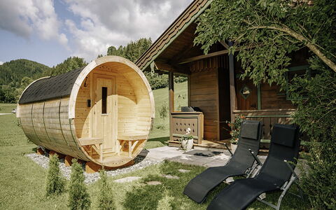 Zirbenhütte: Svømmepøl, Stuehus, Estate, Villa, Udvej, Hacienda, Eco Hotel, Backyard