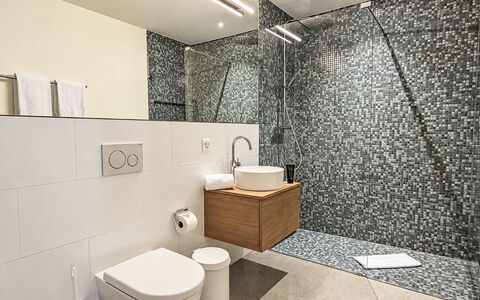 Selva 42: Gulvbelægning, Væg, Indretning, Etage, Sanitærarmatur, Badeværelse, Flise, Toilet, Vvs, Kompositmateriale