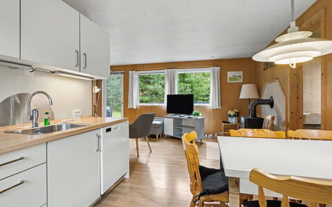Karelia - 900M from the Sea: Møbel, Indretning, Gulvbelægning, Træ, Loft, Etage, Køkken, Værelse, Lysarmatur, Countertop