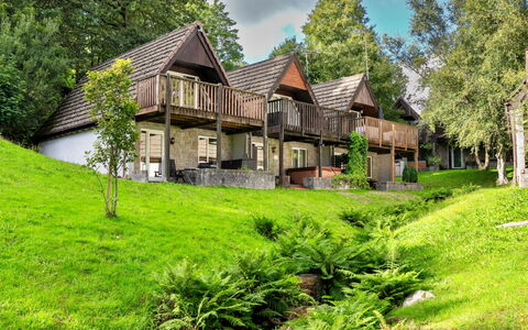 Daisy Valley Lodge: Hus, Sommerhus, Landdistrikt, Menneskelig Bosættelse, Hjem, Bunddække, Lawn, Have, Gård, Stuehus