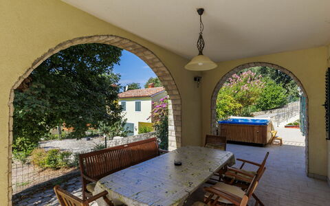 Istria Serenity: Møbel, Arch, Bord, Stol, Udendørs Møbler, Skygge, Køkken & Spisebord, Hacienda, Udendørs Bord, Have