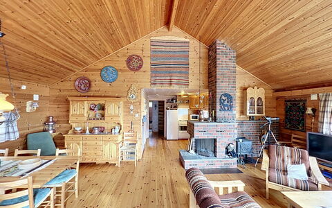 Nonstuo: Træ, Sommerhus, Hjem, Hus, Loft, Møbel, Bjælkehytte, Værelse, Stue, Hårdttræ
