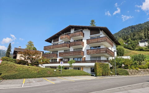 Piz Fess: Boligområde, Hjem, Lejlighed, Altan, Hældning, Forstad, Bjerglandsby, Villa, Lærk