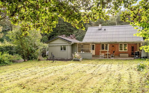 Terese - 200M to the Fjord: Græs, Hus, Busk, Sommerhus, Tag, Hjem, Landdistrikt, Stuehus, Have