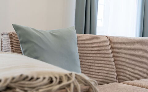 Acquarossa 13: Møbel, Couch, Træ, Gulvbelægning, Etage, Indretning, Stue, Textile, Pude, Throw Pillow