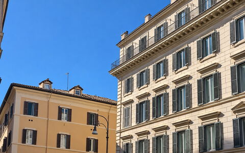 Appartamento Chiavari, Roma: Bygning, Daytime, Væg, Vindue, Lejlighed, Facade, City, Byområde, Arkitektur, Ejerlejlighed