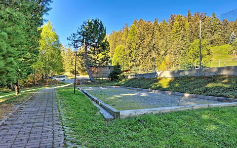 Crans-Montana 480: Have, Walkway, Lærk, Landscaping, Parkere, Evergreen, Lawn, Botanisk Have, Pine Family