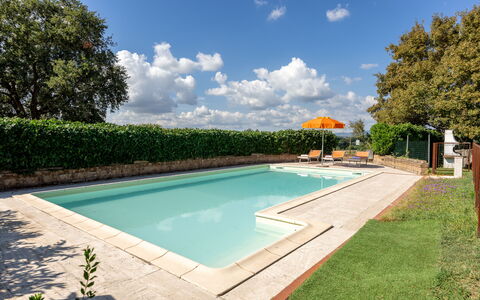Ortale a Pitigliano with Pool: Svømmepøl, Kompositmateriale, Have, Udvej, Water Feature, Skygge, Landscaping, Eco Hotel, Backyard, Hacienda