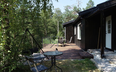 Porsmyr: Træ, Sommerhus, Hjem, Backyard, Skygge, Have, Gård, Stol, Veranda, Garden Bygninger