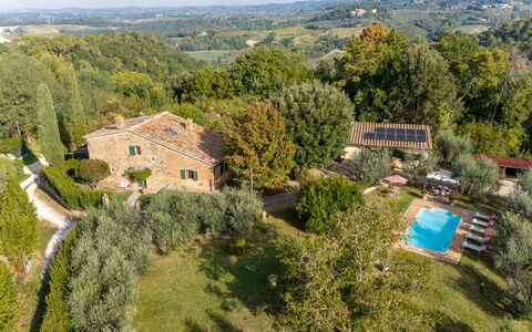 Podere Selva, Pool, Chianti: Estate, Sommerhus, Mad, Stuehus, Villa, Backyard, Hacienda, Eco Hotel, Plantation