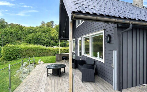 Hauken: Sommerhus, Hjem, Sidespor, Veranda, Garden Bygninger, Dæk, Planke, Gård, Hårdttræ, Backyard