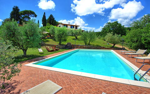 Villa Ulivi: Sky, Himmel, Vand, Ejendom, Plante, Svømmepøl, Azure, Rektangel, Træ, Græs