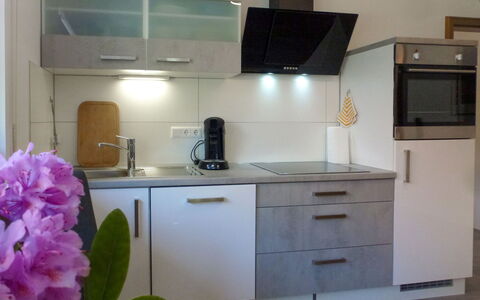 Pension Himmelsbach: Cabinetry, Blomst, Ejendom, Møbel, Countertop, Bygning, Plante, Køkken Apparat, Komfur, Køkken