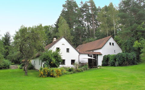 Benešov Nad Černou: Plante, Himmel, Ejendom, Bygning, Naturlige Landskab, Træ, Hus, Land Lot, Sommerhus, Græs