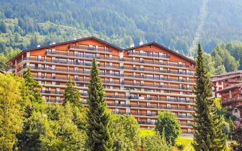 Nendaz 400: Bygning, Ejendom, Bjerg, Himmel, Naturlige Landskab, Hus, Træ, Arkitektur, Vegetationen, Højhus