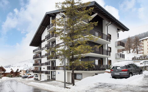 Nendaz 160: Boligområde, Lejlighed, Hjem, Ejerlejlighed, Altan, Hældning, Sne, Vinter, Fryser, Alps