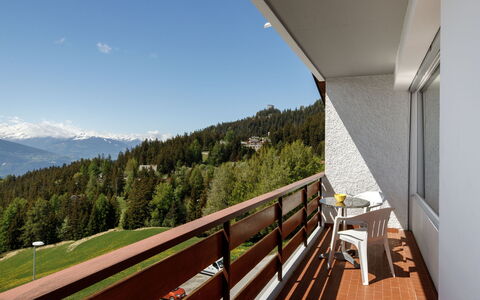 Crans-Montana 155: Hjem, Lejlighed, Altan, Hill Station, Bjergkæde, Lærk, Alps, Hotel