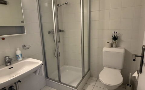 Ascona 100: Etage, Sanitærarmatur, Gulvbelægning, Indretning, Badeværelse, Vvs, Værelse, Håndvask, Tap, Badeværelsesvask