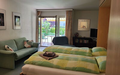 Feriebolig:&nbsp;Residenza Parcolago Apt 018 mit Garten 100.29