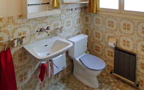 Untertal: Badeværelse, Ejendom, Værelse, Flise, Etage, Håndvask, Væg, Indretning, Sanitærarmatur, Toilet