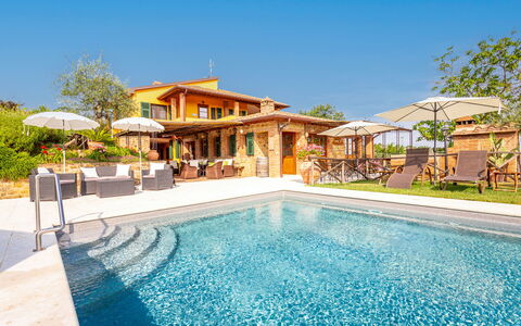 Villa Amadeo: Vand, Plante, Himmel, Ejendom, Svømmepøl, Azure, Træ, Bygning, Fritid, Arecales