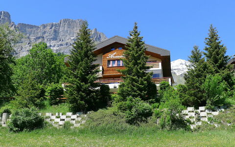 Leukerbad 550: Plante, Himmel, Plantesamfund, Bygning, Træ, Naturlige Landskab, Lærk, Land Lot, Hus, Vindue