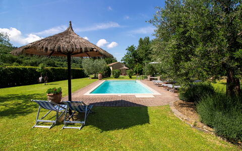 La Casa di Pino: Svømmepøl, Udvej, Have, Eco Hotel, Udendørs Møbler, Thermae, Water Feature, Skygge, Estate, Landscaping