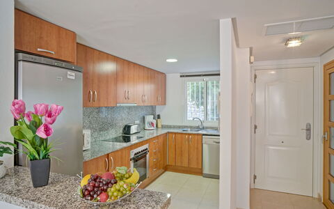 Montesol: Blomst, Cabinetry, Countertop, Bygning, Håndvask, Plante, Køkken, Stueplante, Køkkenvask, Vindue