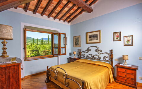 Podere Sant'angelo: Soveværelse, Værelse, Møbel, Ejendom, Seng, Loft, Bed Frame, Sengetøj, Indretning, Bygning