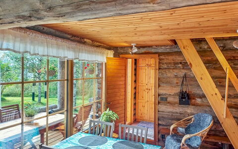 Alakitkajärvi, Takkusalmi: Træ, Sne, Sommerhus, Vinter, Tag, Hjem, Fryser, Bjælkehytte, Sidespor, Hældning