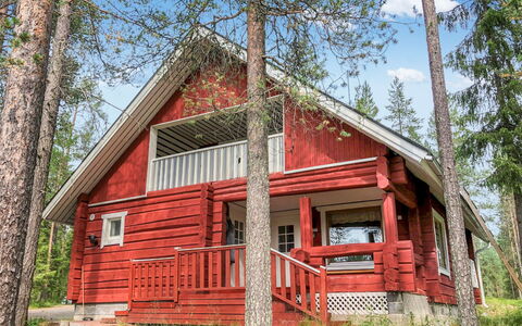Pajalan Hirsitupa: Træ, Sommerhus, Hus, Hjem, Bjælkehytte, Sidespor, Hårdttræ, Planke, Bejdse, Lærk