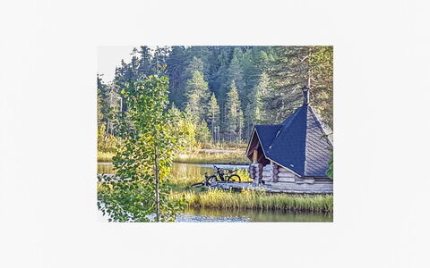 Örtsylä B: Seng, Møbel, Soveværelse, Indretning, Sengetøj, Sengetøj, Gulvbelægning, Træ, Etage, Værelse