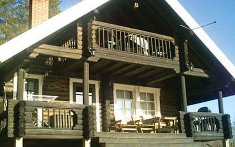 6144: Træ, Veranda, Sommerhus, Hus, Tag, Sidespor, Hjem, Dør, Bjælkehytte, Hårdttræ