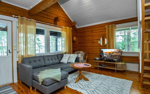 Kalliokoto: Træ, Sommerhus, Bjælkehytte, Skov, Skur, Garden Bygninger, Lærk, Woodland, Bejdse