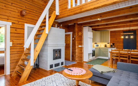 Kalliokoto: Træ, Sommerhus, Bjælkehytte, Skov, Skur, Garden Bygninger, Lærk, Woodland, Bejdse