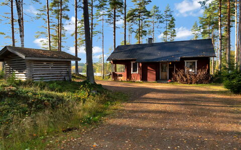 Kuusikumpu: Træ, Sne, Vinter, Sommerhus, Fryser, Hjem, Bjælkehytte, Lærk, Sidespor