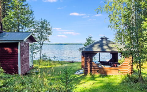 Aurinkolahti: Træ, Sne, Vinter, Sommerhus, Fryser, Hjem, Bjælkehytte, Lærk, Sidespor