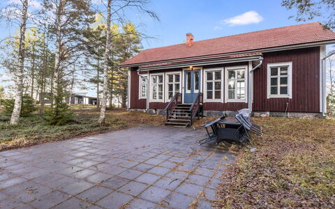Säikkäranta: Træ, Vinter, Sne, Hjem, Sommerhus, Fryser, Sidespor, Bjælkehytte, Is