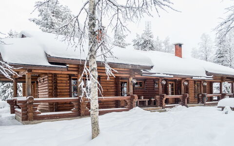 Varilan Lomamajat Nr1: Sne, Vinter, Træ, Sommerhus, Fryser, Hjem, Bjælkehytte, Lærk, Tømmer
