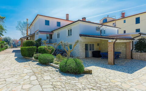 Umag 109: Ejendom, Hus, Ejendom, Blå, Hjem, Bygning, Stad, Himmel, Boligområde, Kvarter