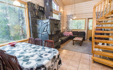 Pyryruka: Træ, Loft, Sommerhus, Hjem, Etage, Bjælkehytte, Hårdttræ, Bejdse, Loft, Planke