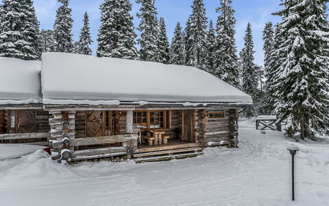 Seitsemän Savua 6: Træ, Sommerhus, Bjælkehytte, Skov, Skur, Garden Bygninger, Lærk, Woodland, Bejdse