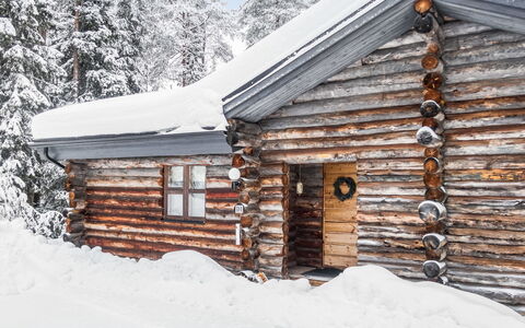 Rantaruka 4D1: Træ, Sommerhus, Bjælkehytte, Skov, Skur, Garden Bygninger, Lærk, Woodland, Bejdse