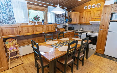 Kesäranta 2: Træ, Møbel, Hjem, Køkken, Sommerhus, Bejdse, Loft, Hårdttræ, Bjælkehytte, Countertop